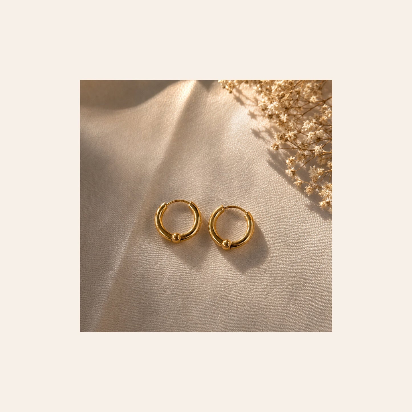 Minimalist Gold Hoop Earrings for Women – Small Statement Hoops